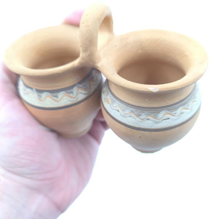 Łysa Góra Ceramika Ozdoba Dwojak Przyprawnik Solniczka