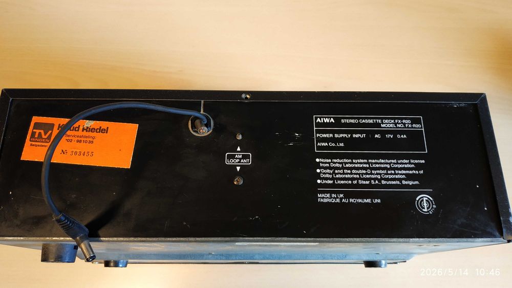 magnetofon Aiwa RX-F20