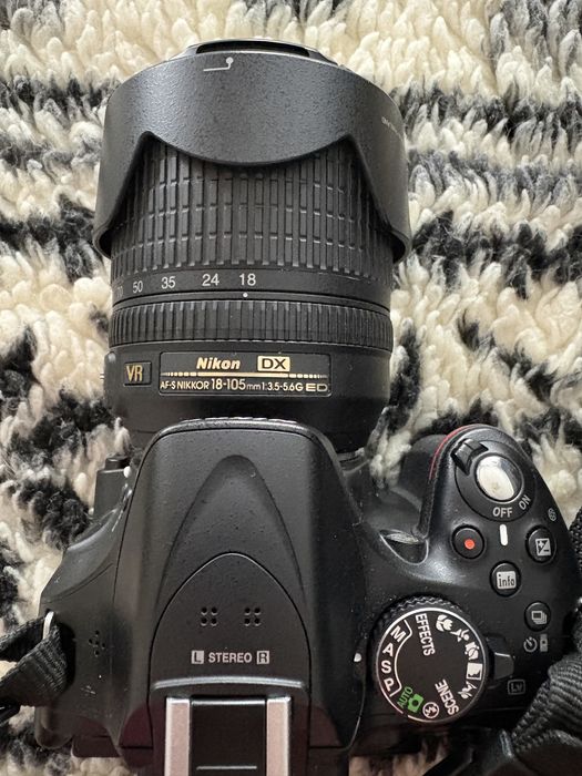 Nikon D5200 plus obiektyw 18-105
