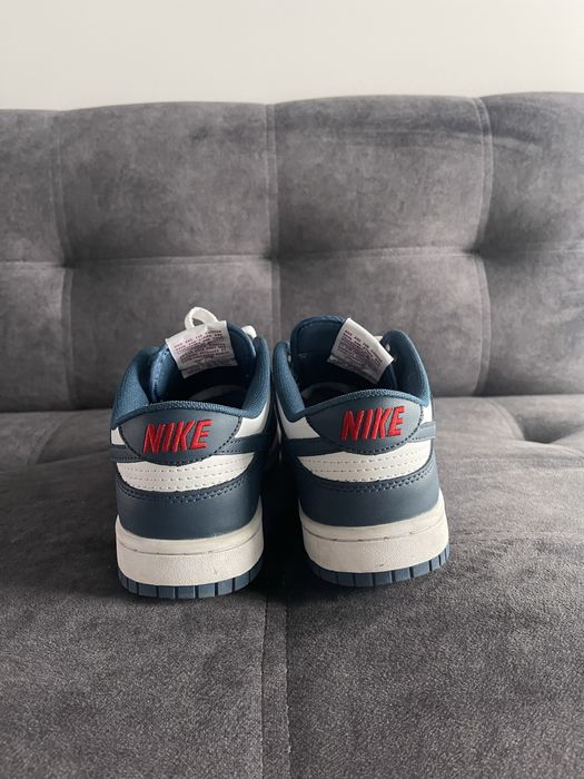Кросівки Nike SB Dunk Low Navy Blue найк сб данк білі з синім
