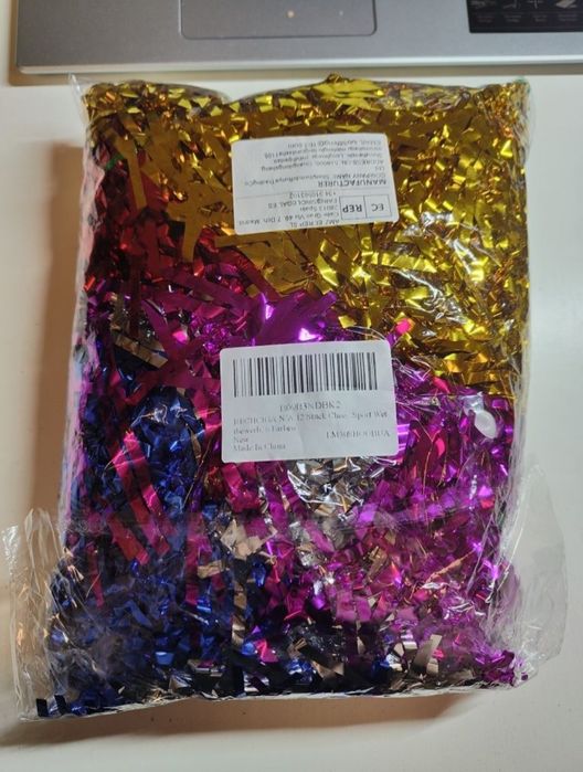 Pompony cheerleaderki kolorowe 12szt zestaw B330