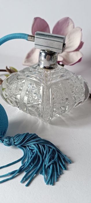 Perfumetka retro szkło kryształowe
