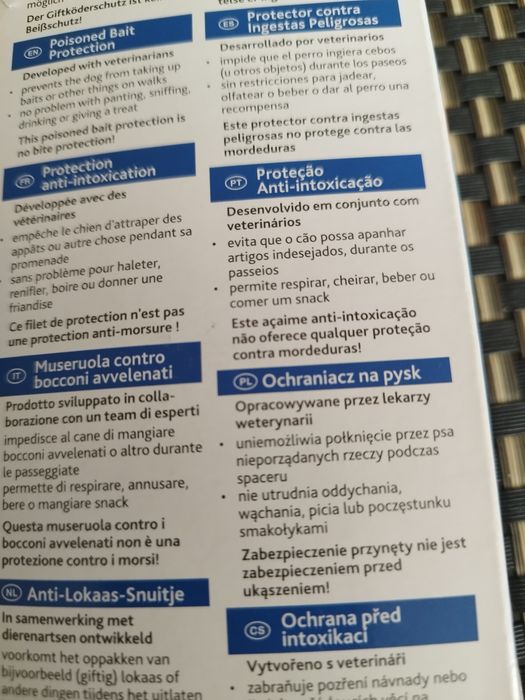 Ochraniacz na pyszczek dla psa