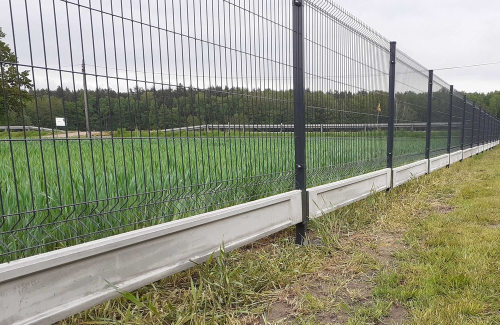 OGRODZENIA PANELOWE 3D Słupki Panele ogrodzeniowe podmurówka kompletne