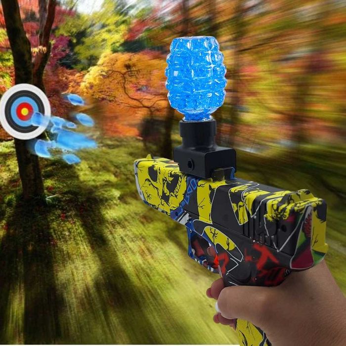 PISTOLET COLT GLOCK KULKI Żelowe Wodne Automat Elektryk Okulary CS