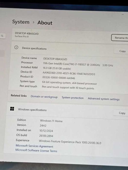 Surface Pro 8 13" I7 16GB 256GB - Promoção
