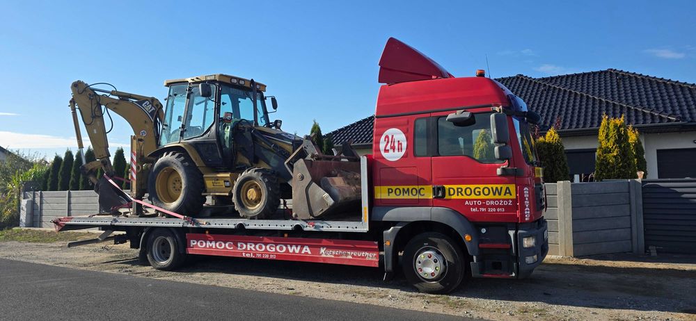 POMOC DROGOWA transport pojazdów, maszyn budowlanych, rolniczych