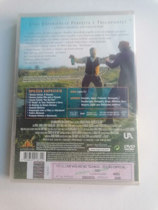 Dvd duplo Um Violino no Telhado