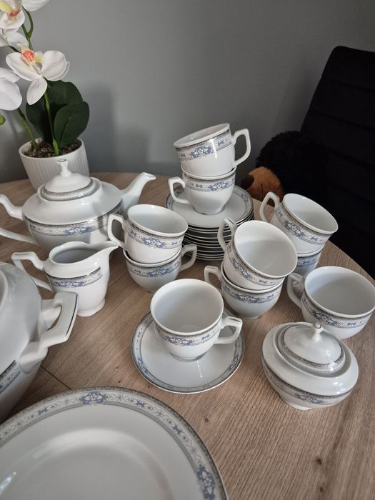 Zestaw obiadowy fabryka porcelany Książ
