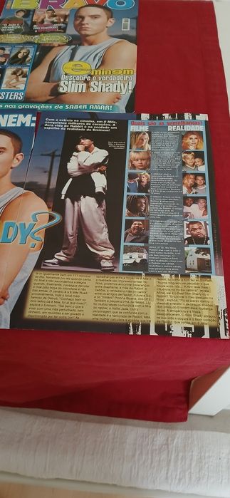 Capa Bravo + publicação Eminem
