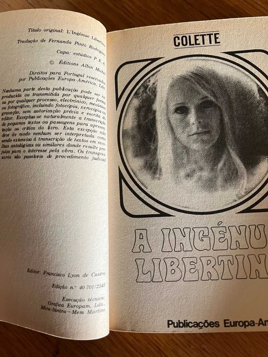 A Ingénua Libertina    COLETTE