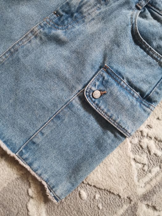 Nowa spódniczka jeansowa z kieszeniami - Sinsay