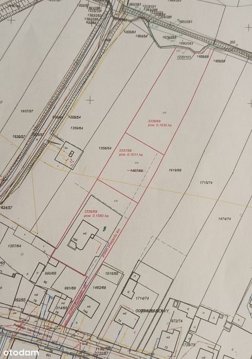 Działka budowlana 1630m² 20 minut od Katowic