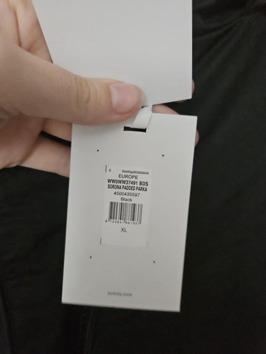 Tommy hilfiger parka damska sorona regular fit w rozmiarze XL