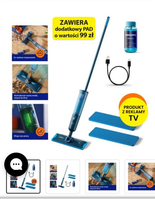 Mop Philips OneUp XV3101/11