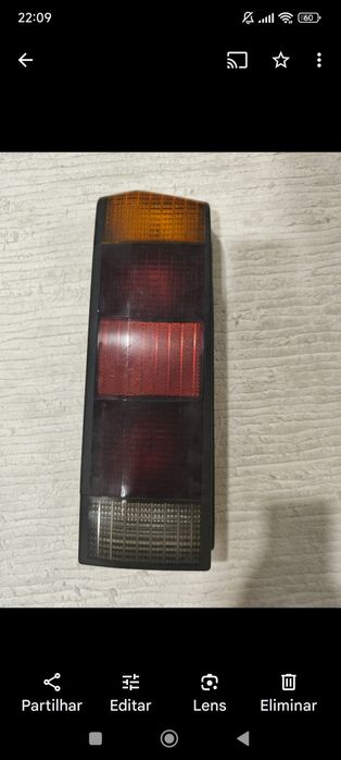 Farolin de tras de Peugeot