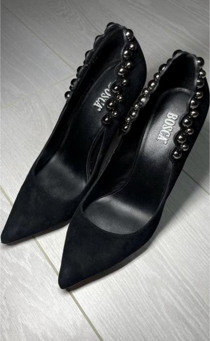 Елегантні жіночі туфлі bosca, замшеві, на високому підборі