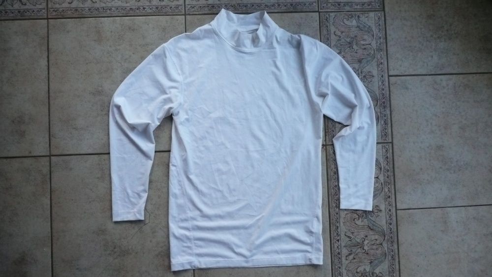 jak nowa NIKE PRO COMBAT biała koszulka kompresyjna z usa rozm XL