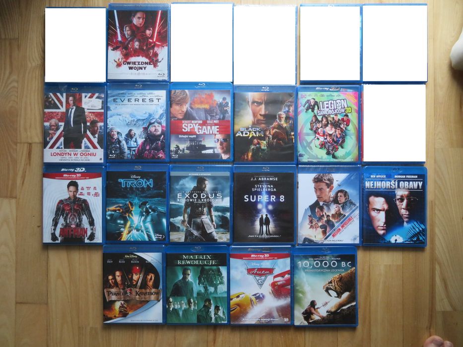 Filmy blu-ray - 30 zł