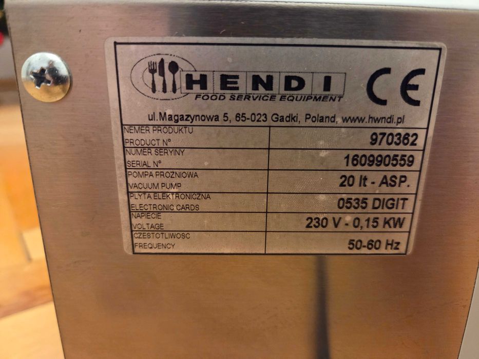 Pakowarka próżniowa Hendi Profi Line 970362