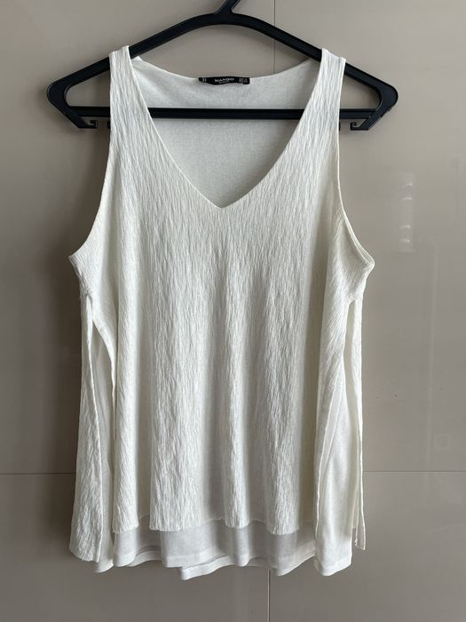 Top branco Mango