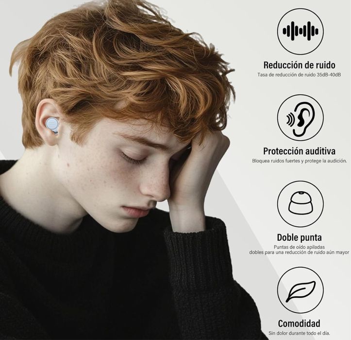 Tampões para os ouvidos cancelamento de ruído