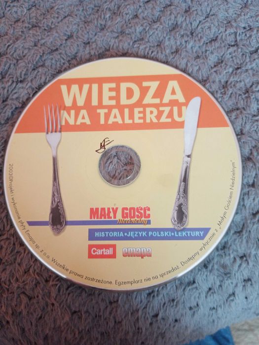 Wiedza na talerzu płyta lektury język polski historia