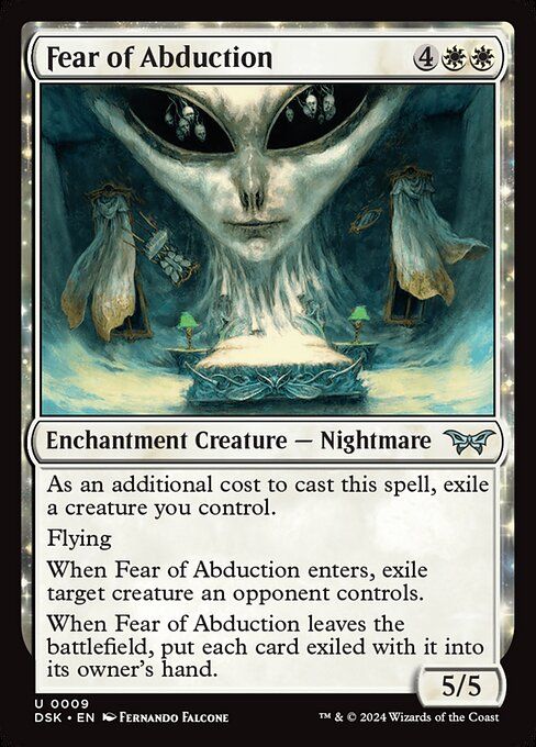 Karta Magic The Gathering Fear of Abduction DSK 9