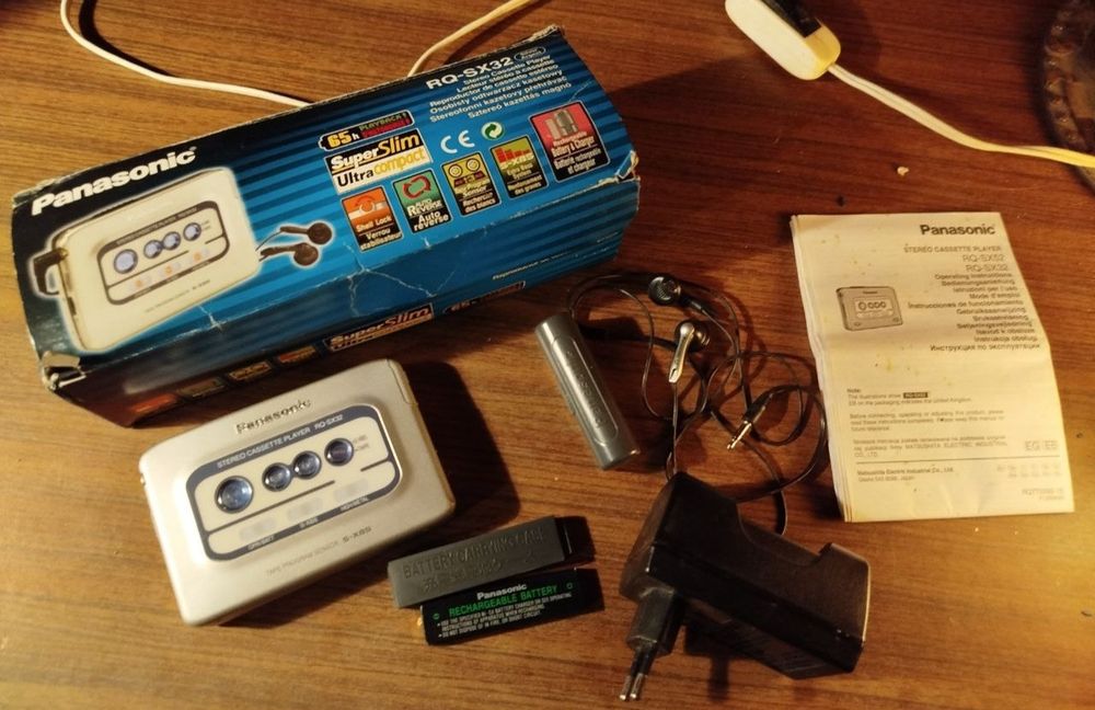 Panasonic RQ-SX32 Кассетный Плеер Аудиоплеер Комплект Коллекционеру
