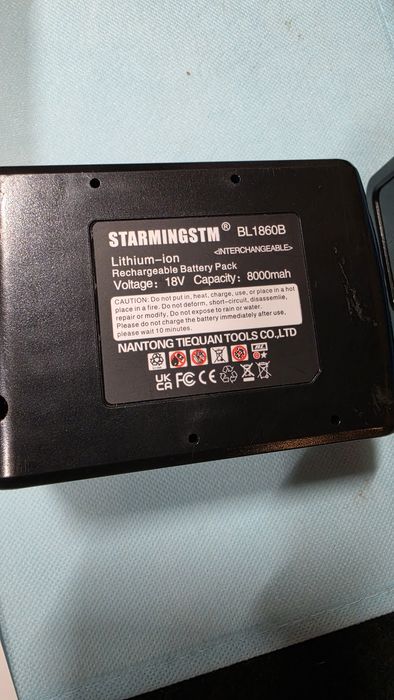 Zestaw 2x Akumulator 8.0Ah 18V + Szybka Ładowarka