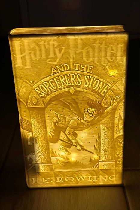 Lampka Książka 3D – Harry Potter i Kamień Filozoficzny