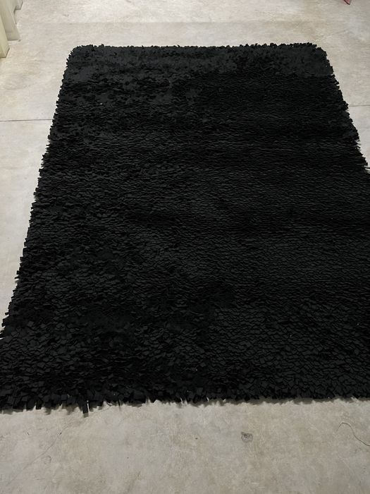 Carpete preta 170x220
