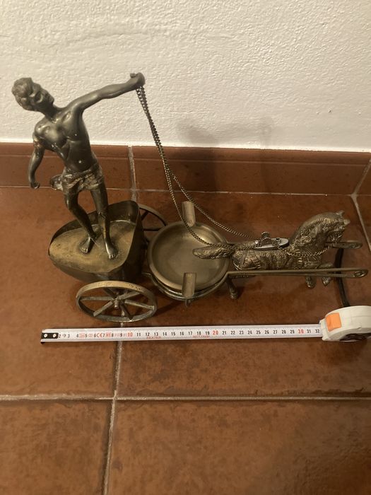 Cinzeiro único vintage (carroça)