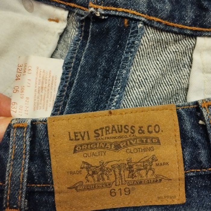 Винтажные джинсы Levi's 619 Orange Tab (Оранжевый флажок)