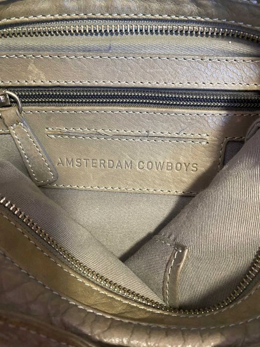 amsterdam cowboys сумка кожаная через плечо оригинал