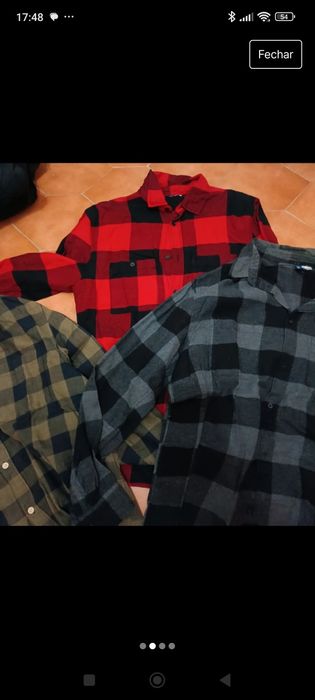 Camisas H&M M e L