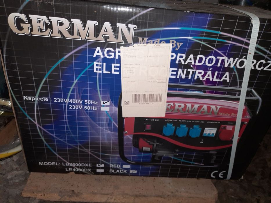Бензиновий генератор GERMAN LB2600DXE — НОВИЙ!