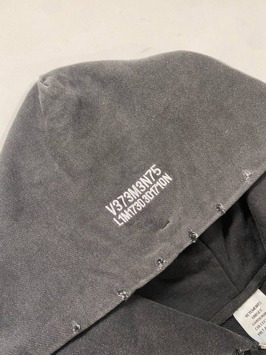 зип худи Vetements Brain Power zip hoodie