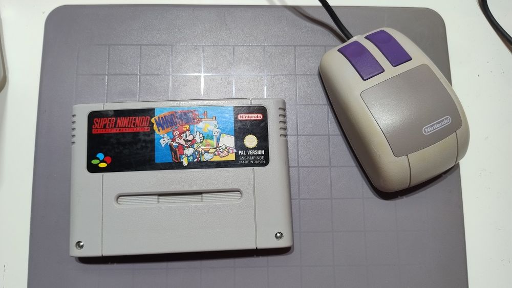 Gra Mario Paint SNES + myszka i podkładka