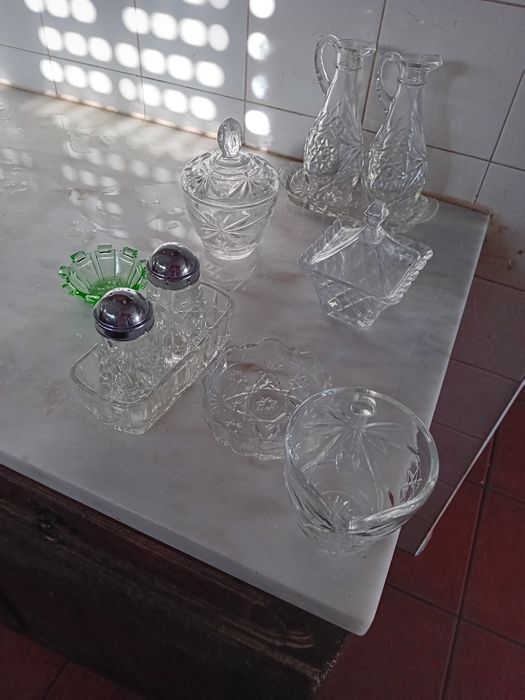 Conjunto de  Peças Antigas Utilitárias Decorativas