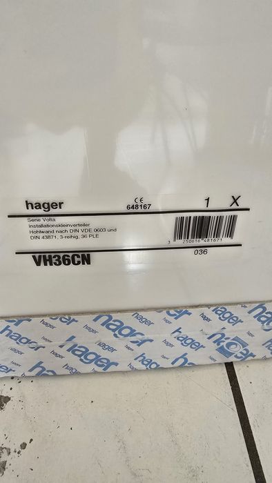 Hager, Volta, Rozdzielnica  VH36CN