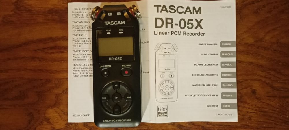 Nowy Rejestrator TASCAM DX-05X