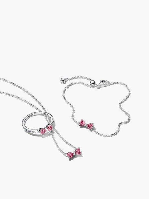 ОРИГІНАЛ! Набір Pandora "Рожевий бант" - новий