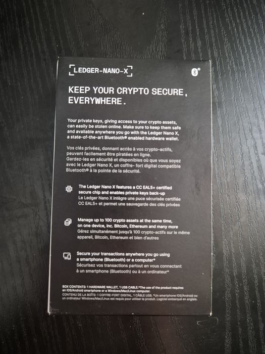 Ledger Nano X | NOWY | Portfel Bitcoin Ethereum Crypto