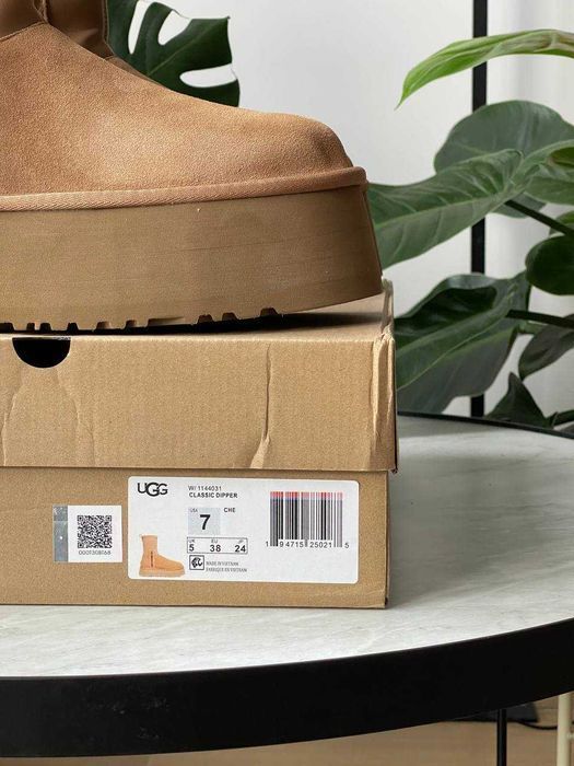 Уггі UGG Classic Dipper Boot Chestnut АКЦІЙНА ЦІНА premium угги