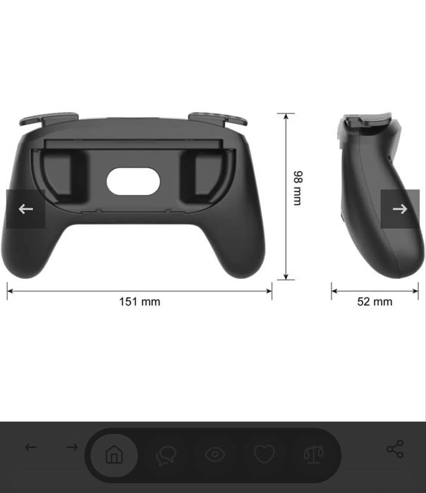 Тримачі-ручки ( гріпси)для контролерів Joy-Con консолі Nintendo Swich 2