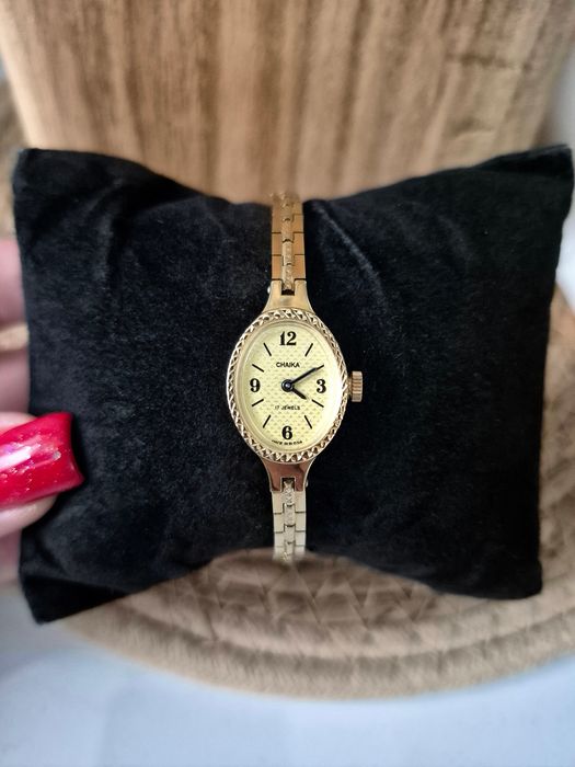 Śliczny stary zegarek mechaniczny Czajka Chaika