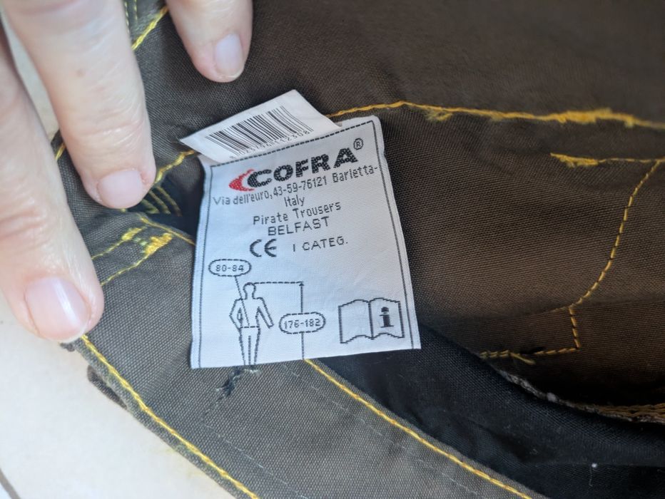 Cofra, nowe szorty robocze 48