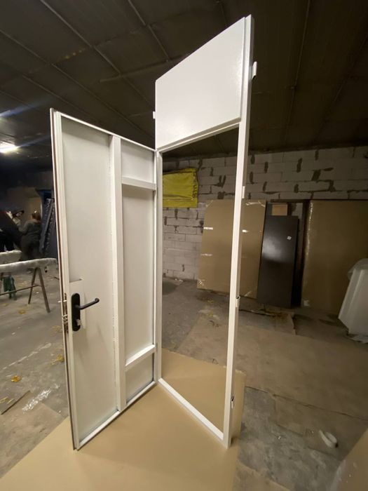 Двері металеві, однолистові, метал+ДСП