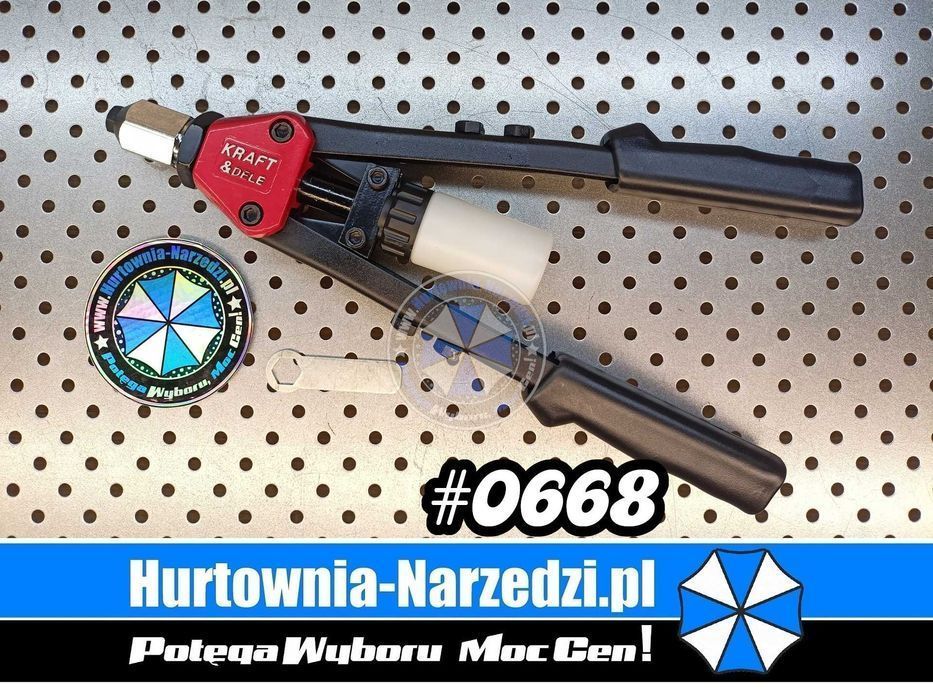 Nitownica 3,2-6,4mm nitownica do nitów dwuręczna 3,2 - 6,4mm